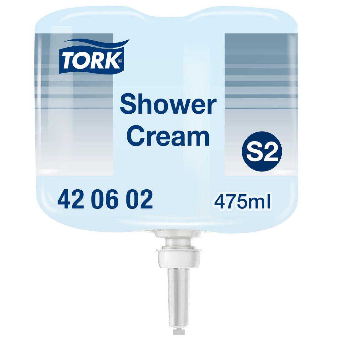 TORK Duschcreme S2 Mini Unisexdoft 475ml | Städ och hygien - Tvål och hygien - Hygiensystem - Tork | Kontorsexperten