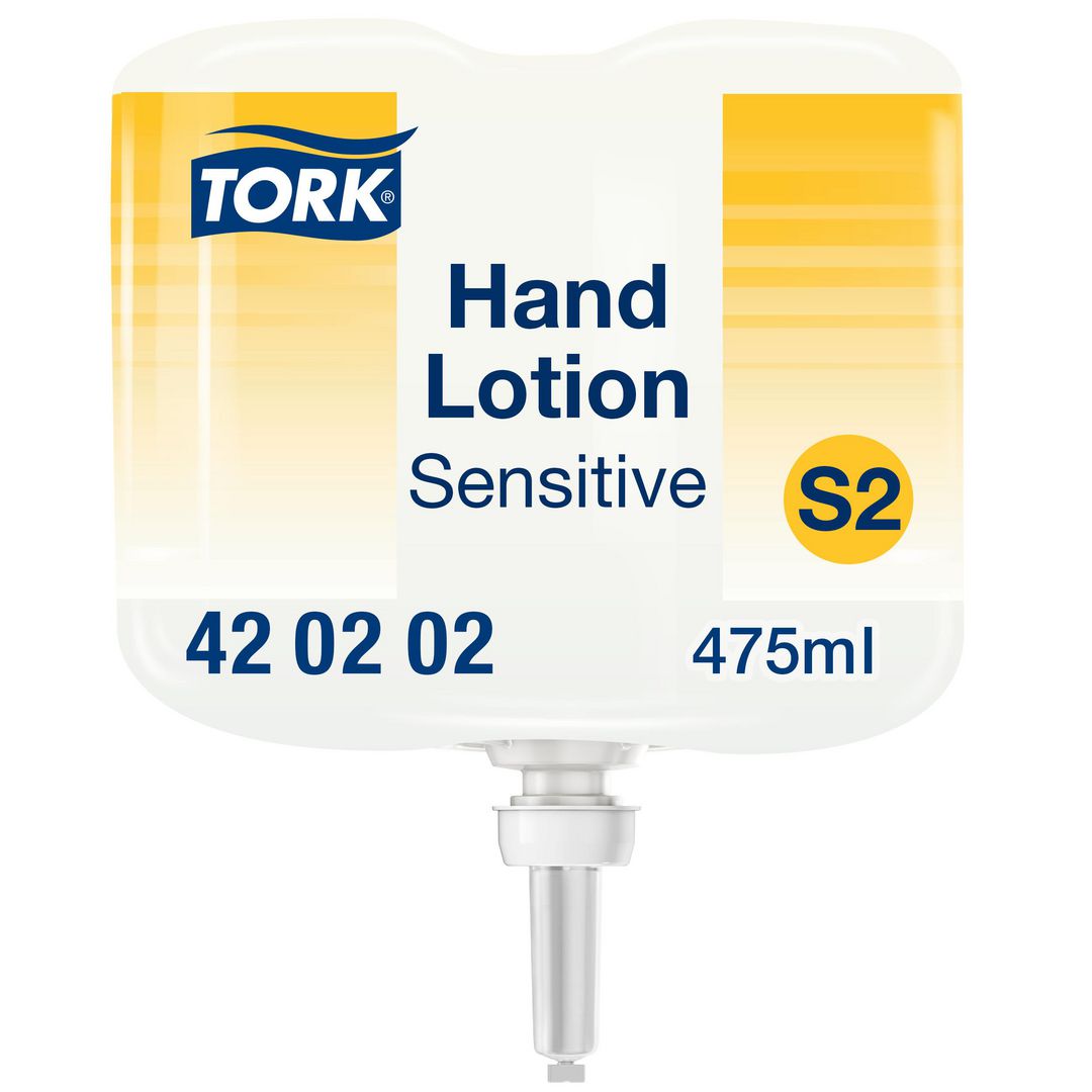 TORK Handlotion S2 Sensitive 475ml | Städ och hygien - Tvål och hygien - Hand- och hudcremer | Kontorsexperten