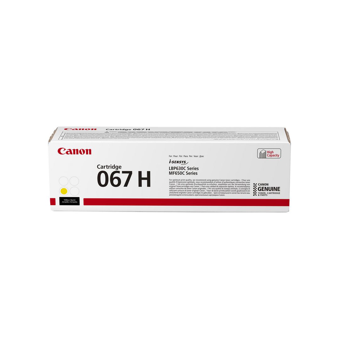 CANON Toner 067H 2,35K gul | Toner och bläck - Tonerkassetter - Toner Canon | Kontorsexperten