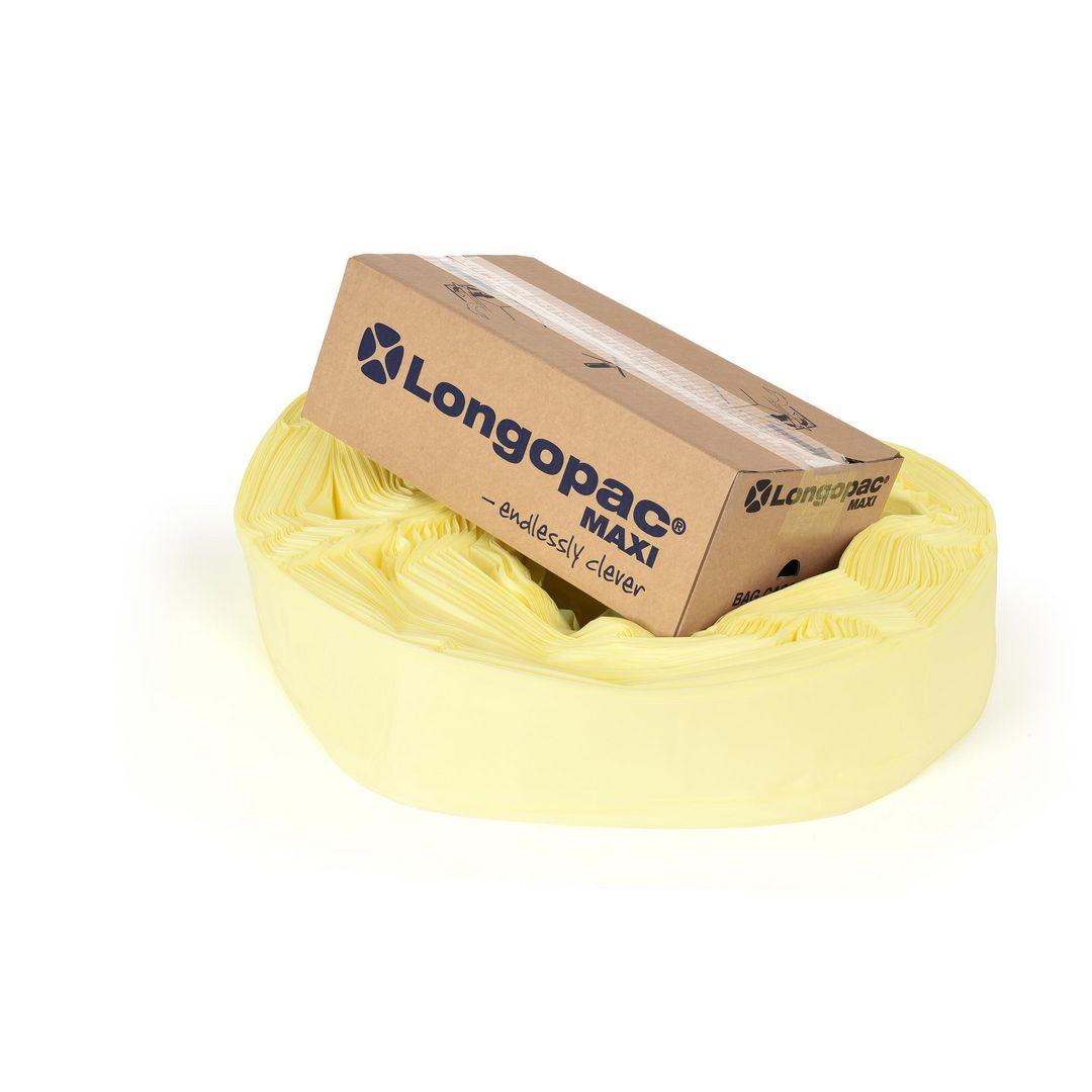 LONGOPAC Kassett Maxi Standard 110m gul | Städ och hygien - Påsar och säckar - Kassett - Longopac | Kontorsexperten
