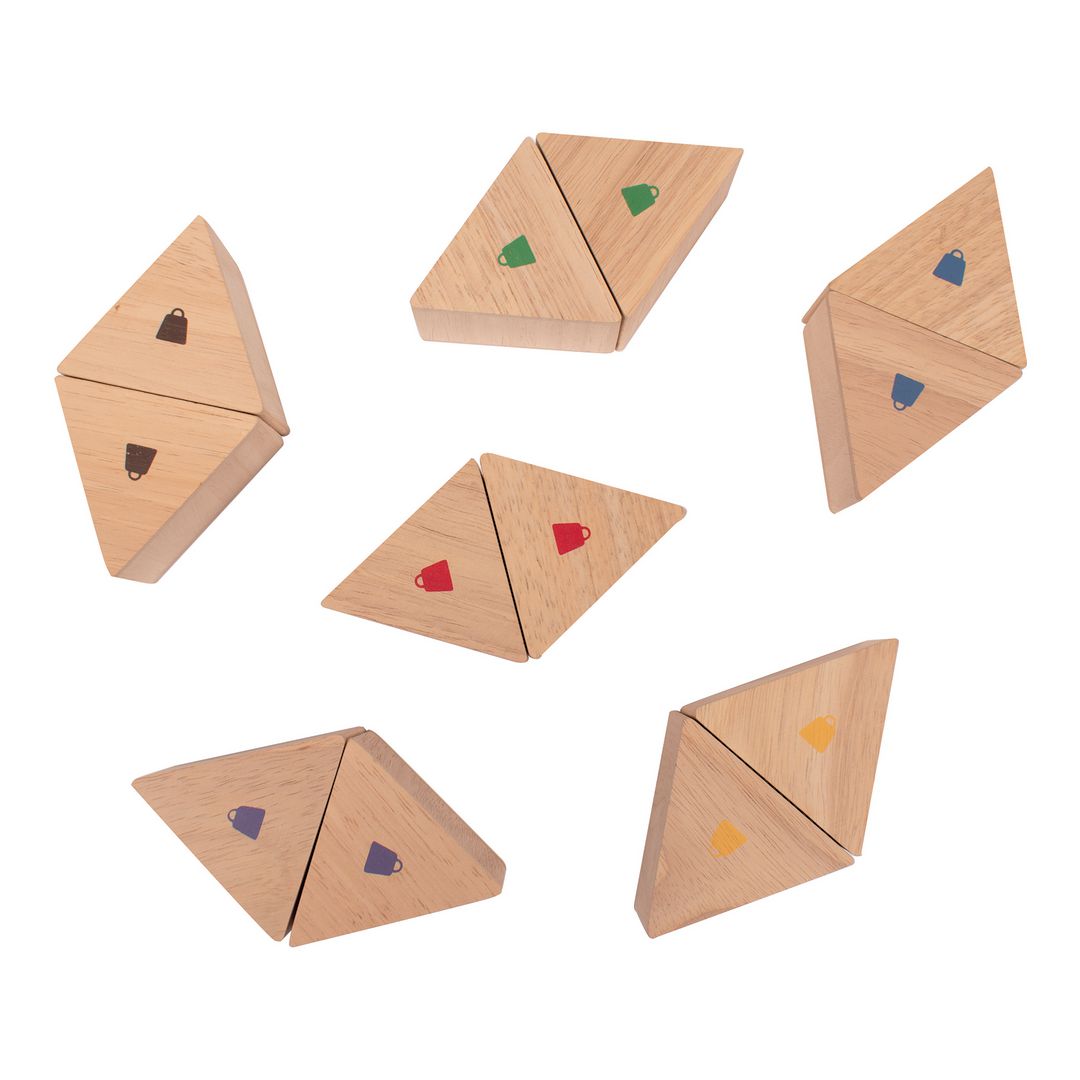 MYPAUZE Viktmemory trä 12-delar | Skola och förskola - Klassrummet / Lära - Sensoriska produkter | Kontorsexperten