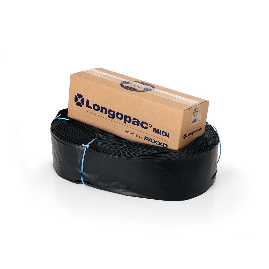 LONGOPAC Kassett Midi strong svart | Städ och hygien - Påsar och säckar - Kassett - Longopac | Kontorsexperten