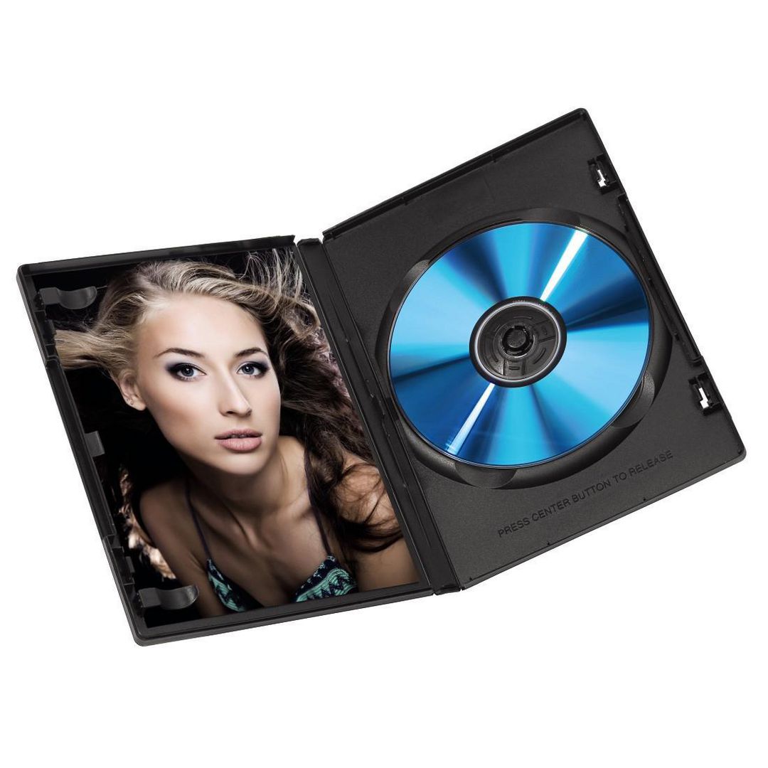 HAMA CD/DVD-Fodral Svart 5/fp | Datorprodukter - Lagring - Lagringsförvaring | Kontorsexperten