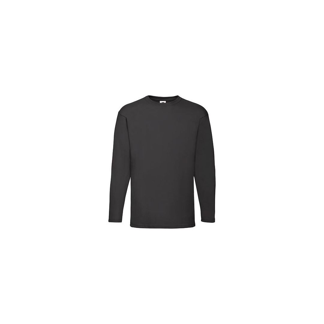 FRUIT OF THE LOOM Långärmad T-shirt svart 5XL | Yrkeskläder - T-shirts och toppar - T-shirts | Kontorsexperten