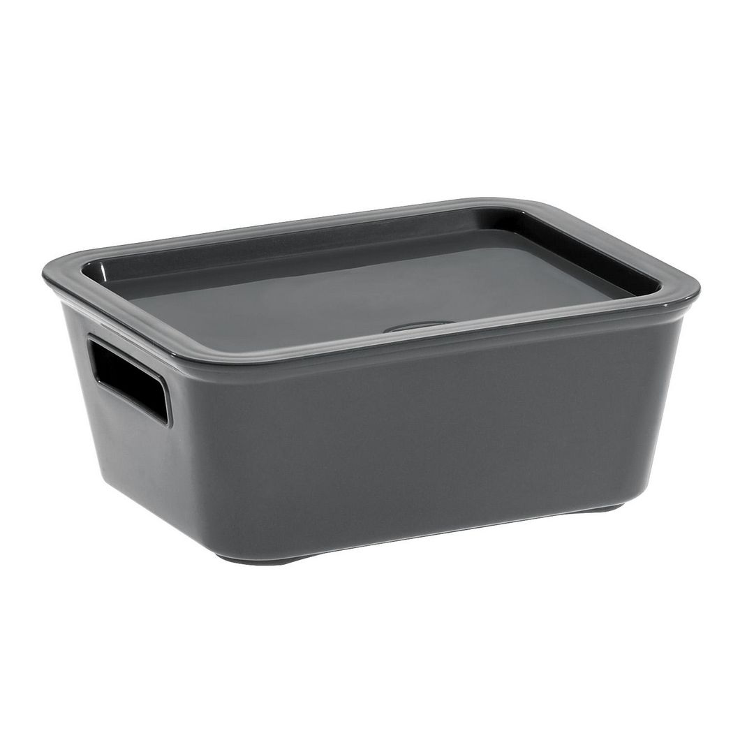 CEP Plastlåda Bella plast 1,18L grå | Kontorsmaterial - Arkivering och kontorsförvaring - Förvaringslådor | Kontorsexperten