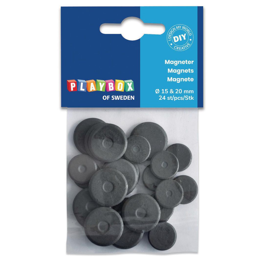 PLAYBOX Magnet 24/fp | Skola och förskola - Hobbymaterial - Magneter | Kontorsexperten