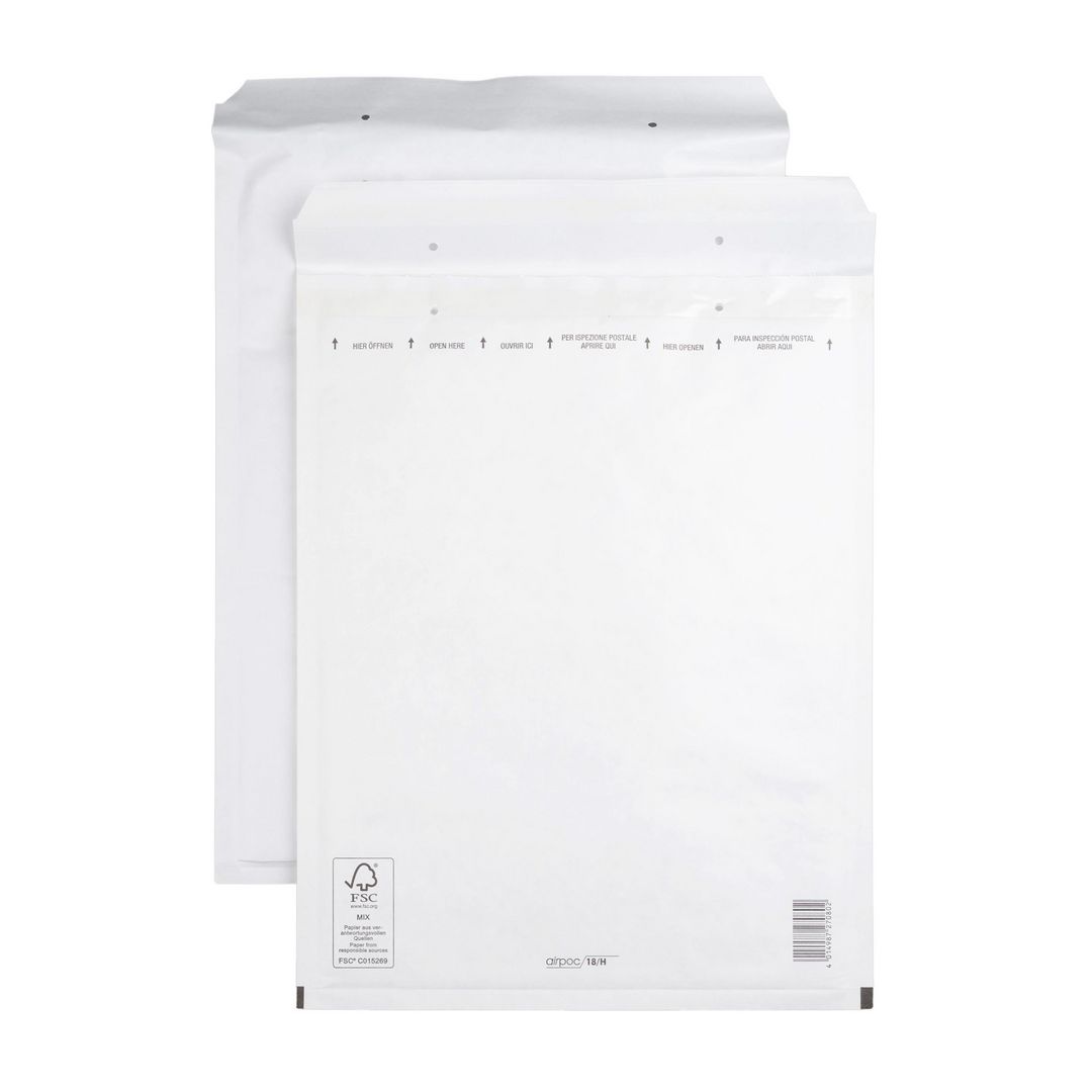AIRPOC Bubbelpåse Nr 18 270x360mm remsa 100/fp | Emballage och lagerutrustning - Kuvert och postemballage - Bubbelpåsar | Kontorsexperten