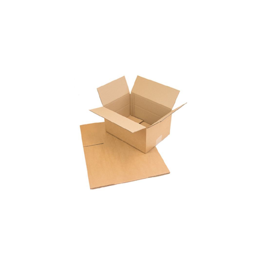 BOXON Wellpapplåda 250x250x250/200mm | Emballage och lagerutrustning - Lådor och well - Welllådor 1-lag - 370-500 mm | Kontorsexperten