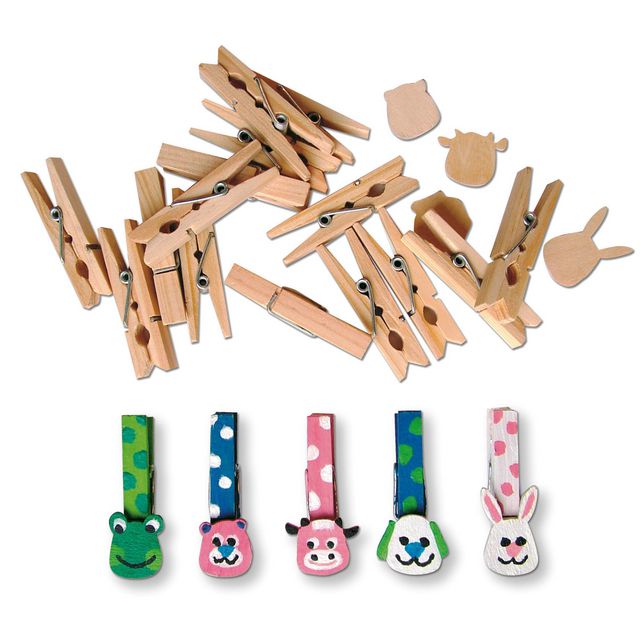 PLAYBOX Klädnypor 75/fp | Skola och förskola - Hobbymaterial - Pyssel - Trä | Kontorsexperten