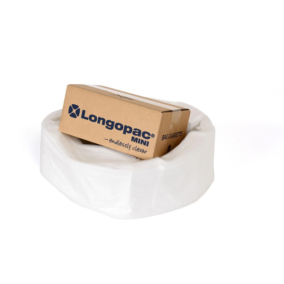 LONGOPAC Kassett Mini Strong 45m transparent | Städ och hygien - Påsar och säckar - Kassett - Longopac | Kontorsexperten
