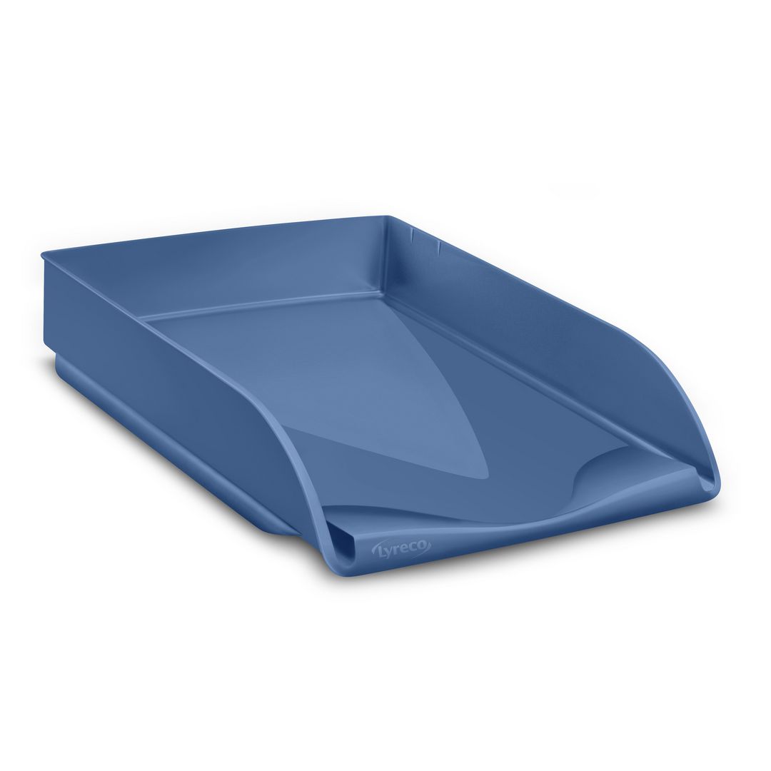 LYRECO Brevkorg A4 blågrå | Kontorsmaterial - Till skrivbordet - Brevkorgar | Kontorsexperten