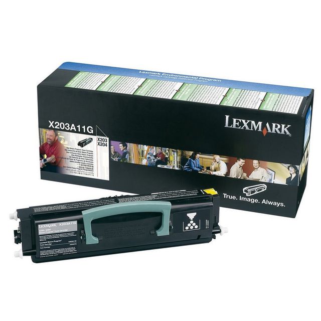 Lexmark Toner, svart, singelförpackning, X203A11G | Toner och bläck - Tonerkassetter - Toner Lexmark | Kontorsexperten