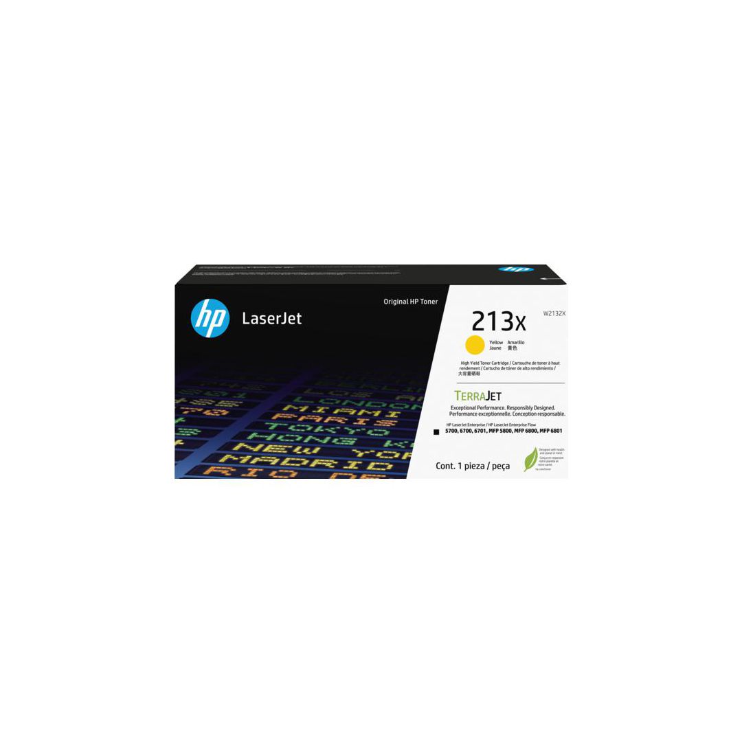 HP Toner W2132X 213X 6K gul | Toner och bläck - Tonerkassetter - Toner HP | Kontorsexperten