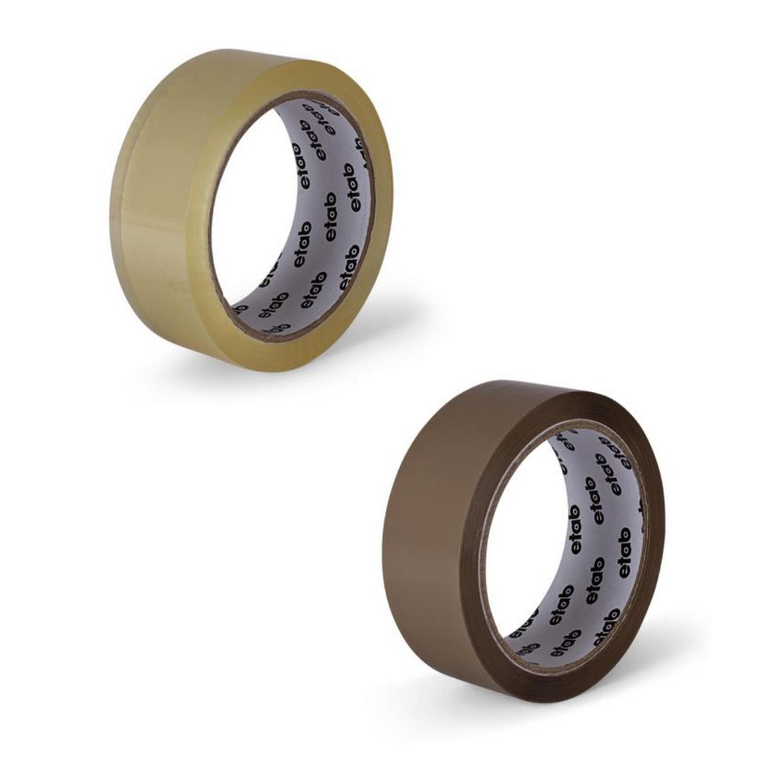 ETAB Packtejp PPA 50mmx66m klar | Emballage och lagerutrustning - Packtejper - Packtejp övriga | Kontorsexperten