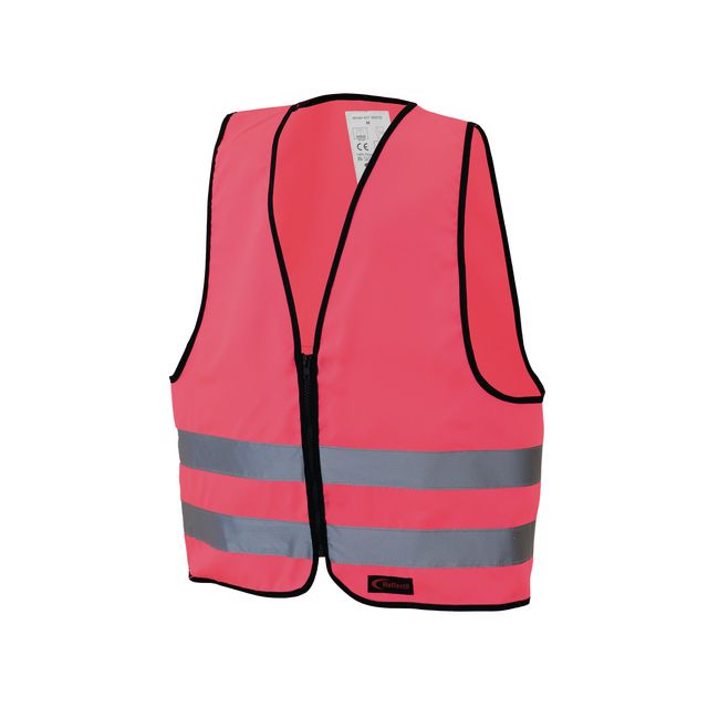 REFLECTIL Reflexväst dragkedja Barn S Rosa | Skola och förskola - Idrott, hälsa och rörelse - Västar, reflexer och promenadrep | Kontorsexperten