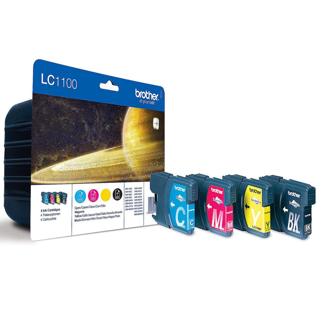 Brother Bläckpatron LC1100 bk/c/m/y | Toner och bläck - Bläckpatroner - Bläckpatroner Brother | Kontorsexperten