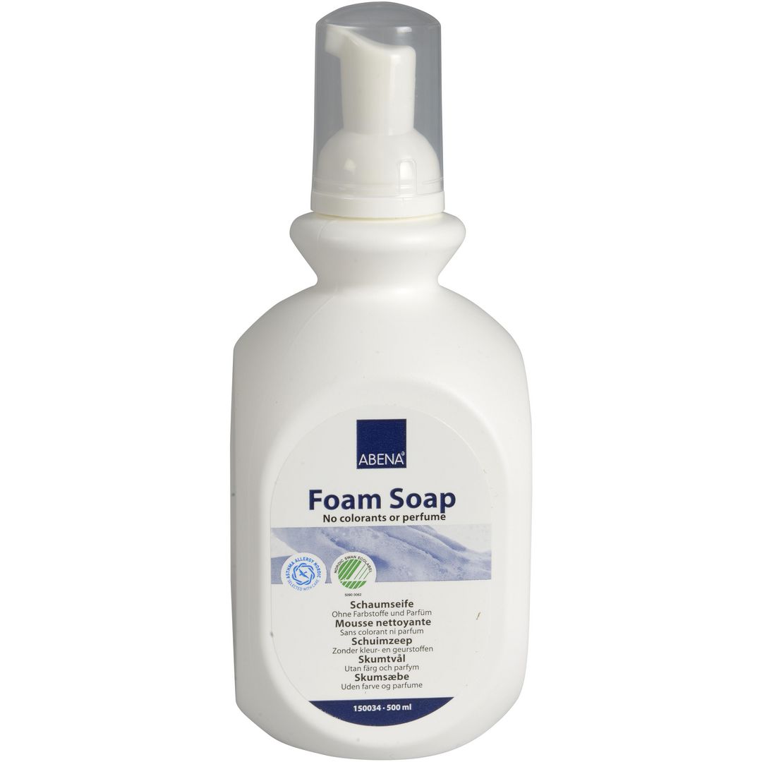 ABENA Skumtvål inkl. pump 500ml | Städ och hygien - Tvål och hygien - Tvål - Skum | Kontorsexperten