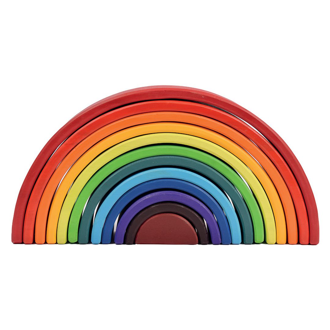 MYPAUZE Regnbågsklossar båge 12 delar | Skola och förskola - Lekmaterial - Bygglek, konstruktion och mosaik | Kontorsexperten