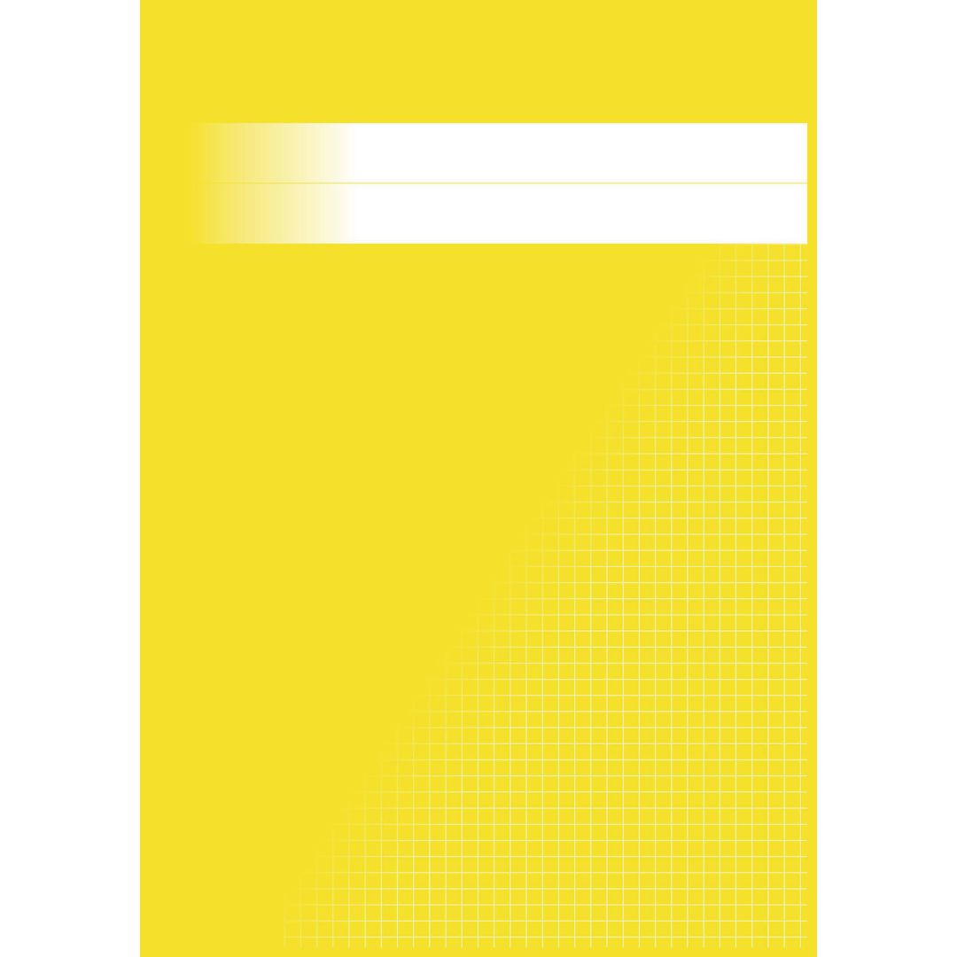 Räknehäfte A4 rutat 5x5mm gul | Skola och förskola - Förbrukning skola häften - Räknehäften | Kontorsexperten