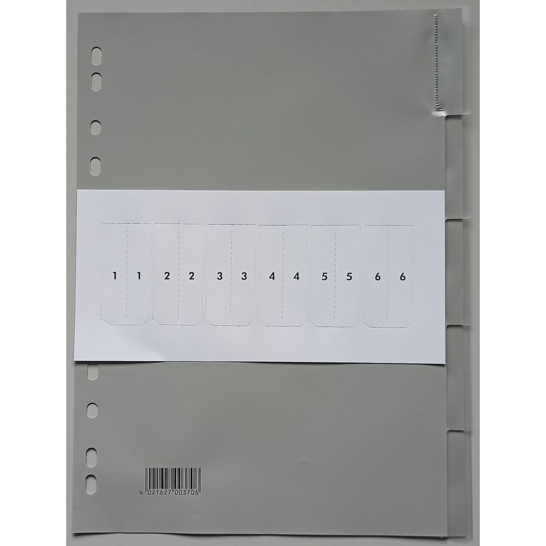 Plastregister A4 5-fl instick | Kontorsmaterial - Pärmar och register - Plastregister - Tryckta | Kontorsexperten