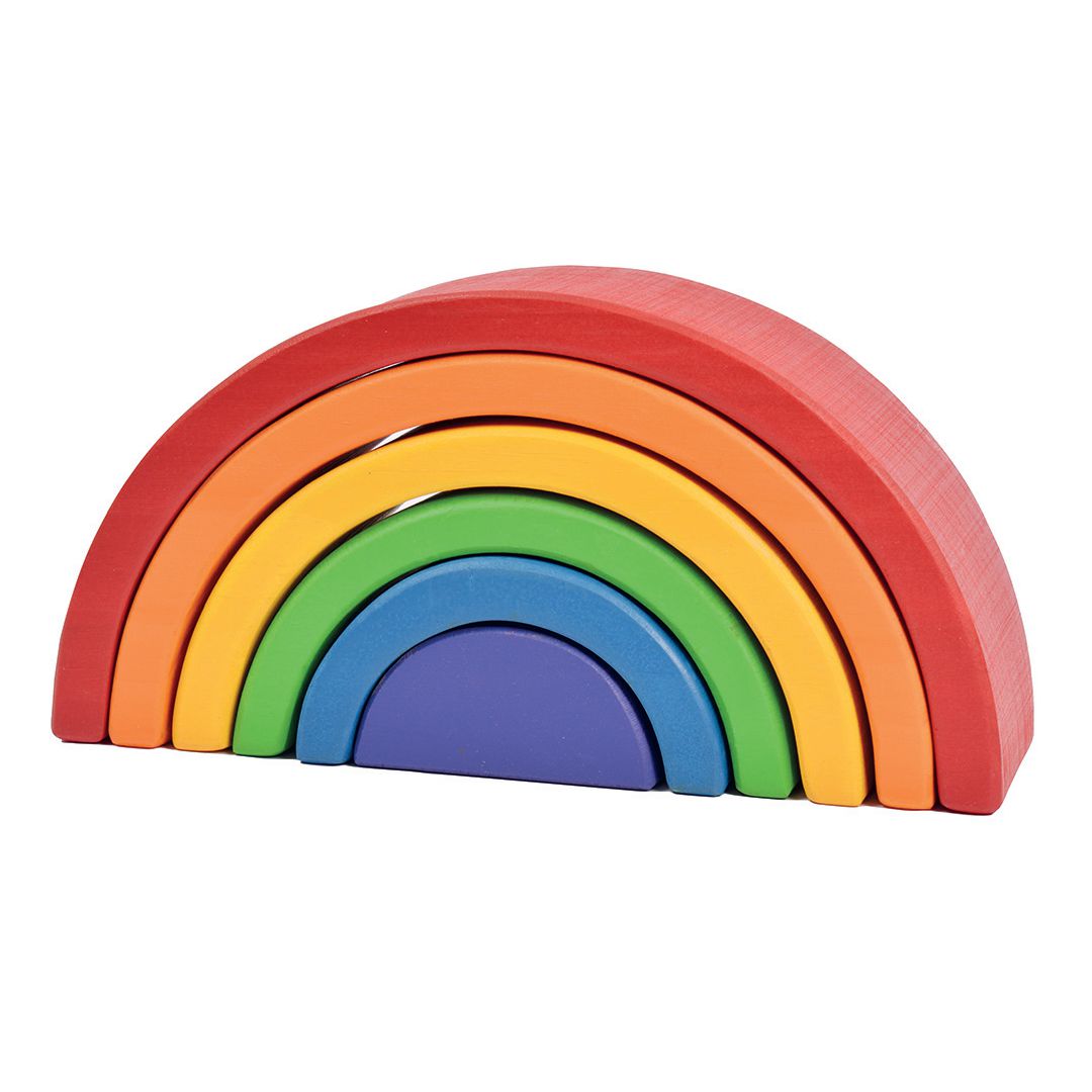 MYPAUZE Regnbågsklossar båge 6 delar | Skola och förskola - Lekmaterial - Bygglek, konstruktion och mosaik | Kontorsexperten