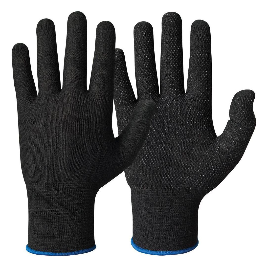 GRANBERG Textilhandske 0484 noppor svart 10 | Skyddsutrustning - Skyddshandskar - Textilhandskar | Kontorsexperten