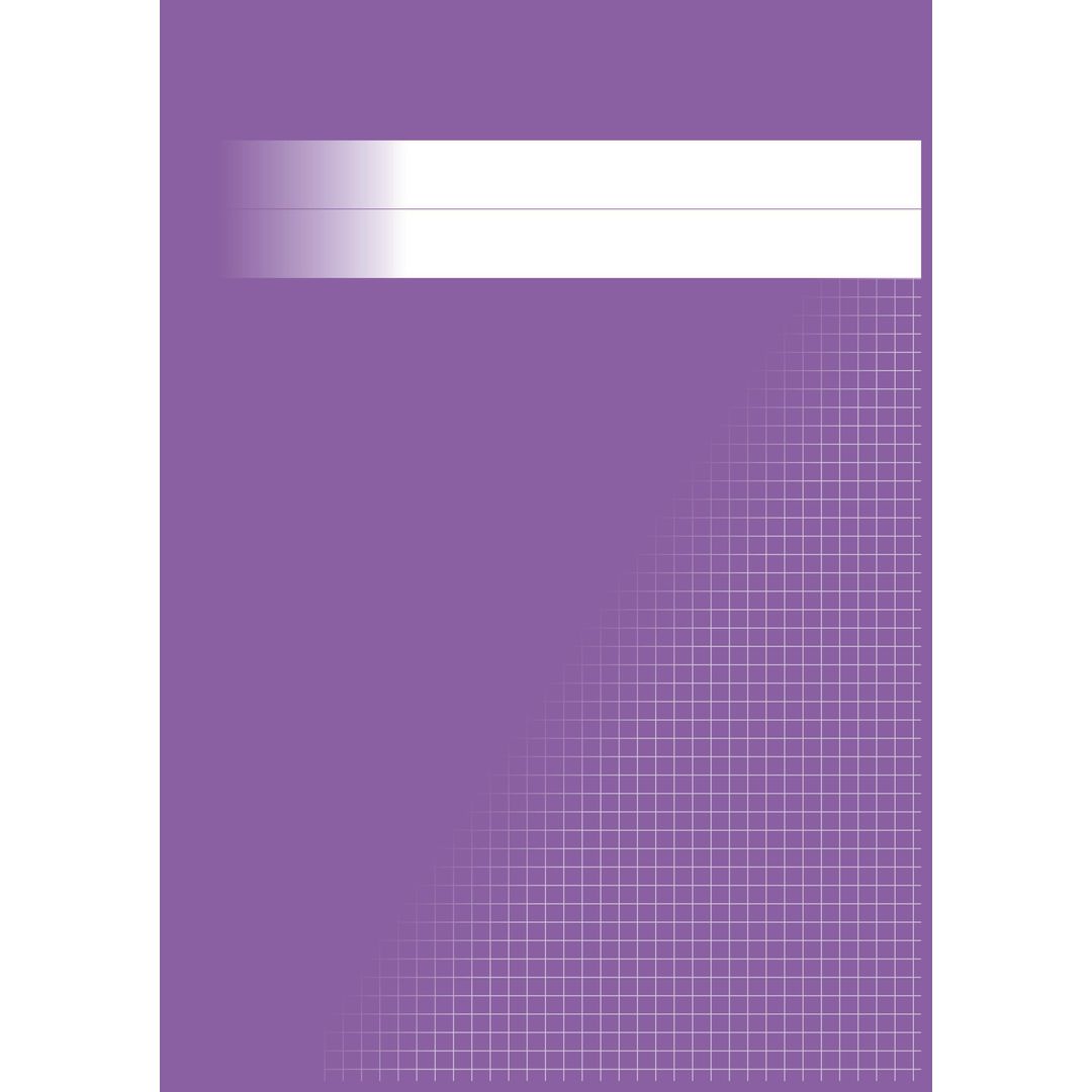 Räknehäfte A4 rutat 5x5mm lila | Skola och förskola - Förbrukning skola häften - Räknehäften | Kontorsexperten