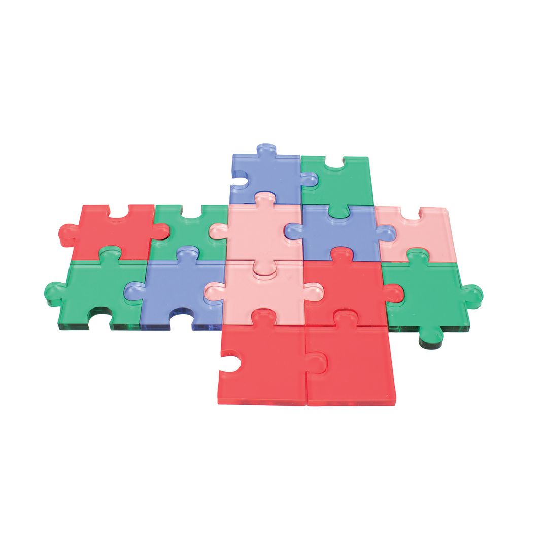 MYPAUZE Transparent pussel till ljusbord 56/fp | Skola och förskola - Klassrummet / Lära - Sensoriska produkter | Kontorsexperten