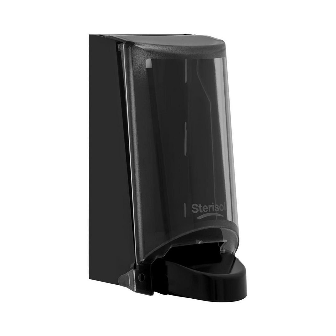 STERISOL Dispenser för tvål 700ml svart | Städ och hygien - Tvål och hygien - Hygiensystem - Sterisol | Kontorsexperten
