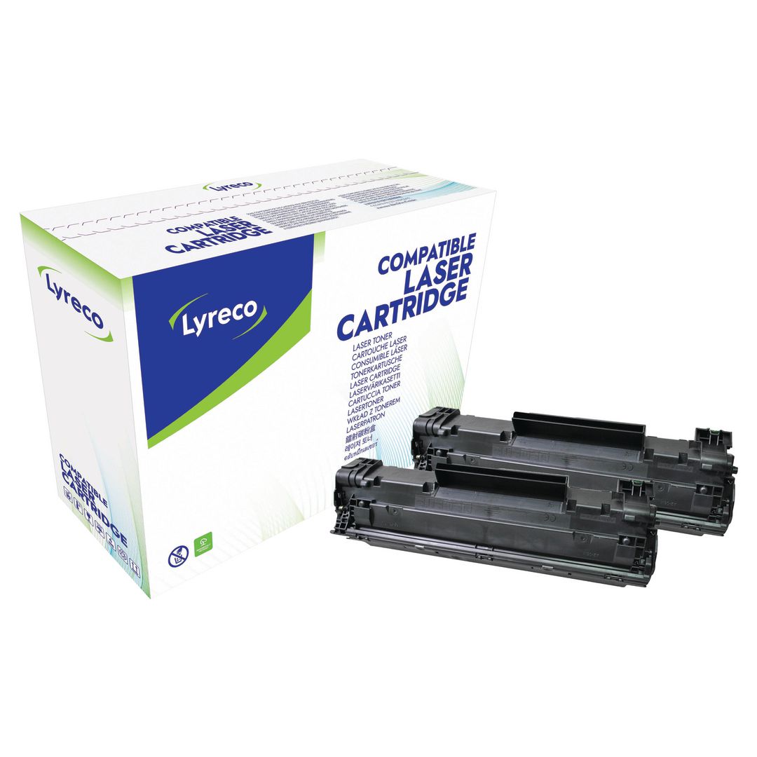 Lyreco Toner HP CE285A 1,6K svart 2/FP | Toner och bläck - Tonerkassetter - Toner Lyreco | Kontorsexperten