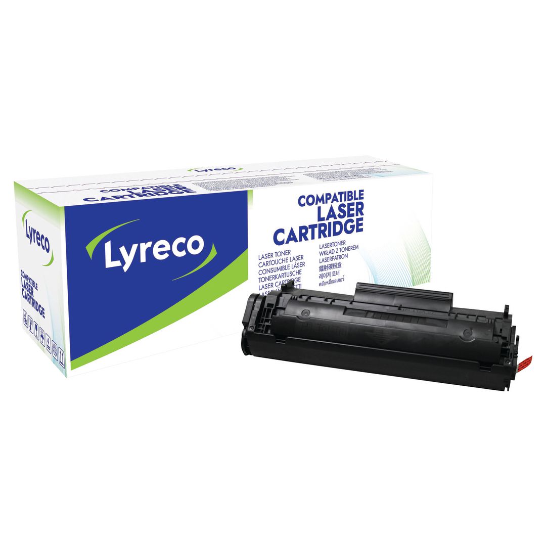 Lyreco Toner HP Q2612A Svart 2000 sidor | Toner och bläck - Tonerkassetter - Toner Lyreco | Kontorsexperten