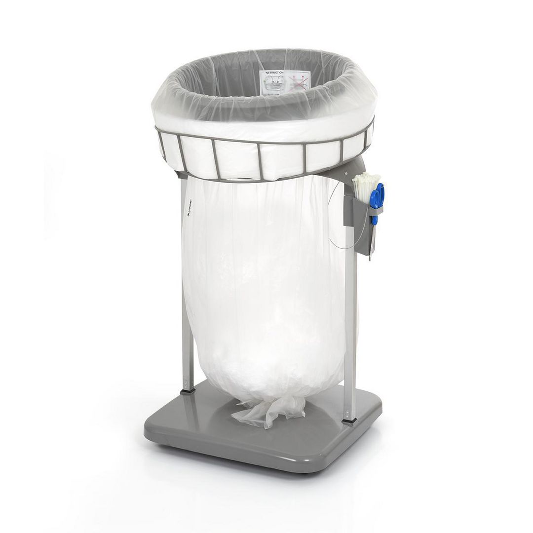 LONGOPAC Säcksystem golvställ maxi | Städ och hygien - Avfallshantering och källsortering - Säckstativ | Kontorsexperten