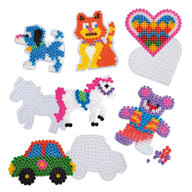 PLAYBOX Pärlplattor till maxipärlor 6/fp | Skola och förskola - Hobbymaterial - Nabbipärlor - Rörpärlor | Kontorsexperten