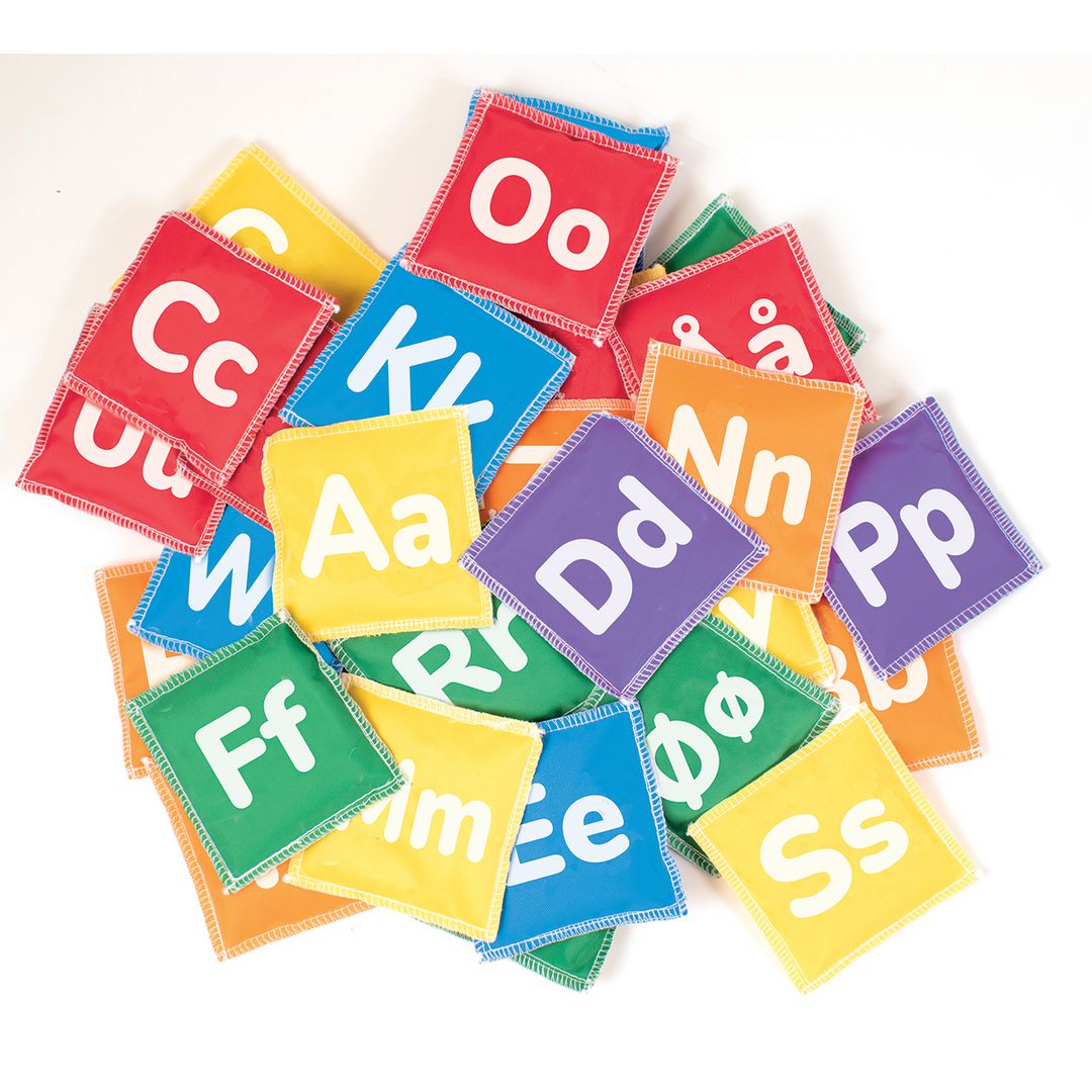 PLAYBOX Ärtpåsar med bokstäver 31/fp | Skola och förskola - Idrott, hälsa och rörelse - Motorik | Kontorsexperten