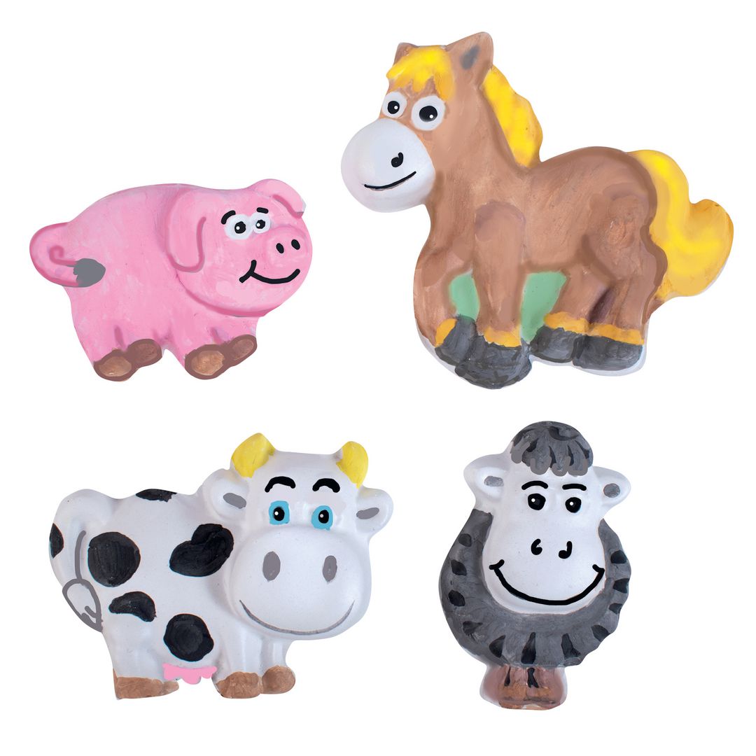 PLAYBOX Gjutformar bondgårdsdjur | Skola och förskola - Bild och form - Hobbygips med tillbehör | Kontorsexperten