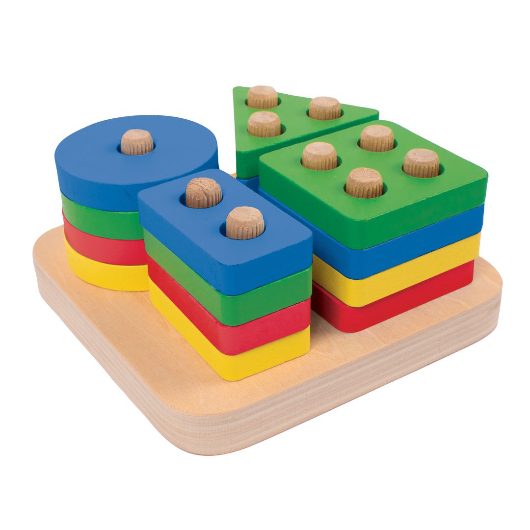 MYPAUZE Geometriska former, matchningsspel | Skola och förskola - Lekmaterial - Förskolelek | Kontorsexperten