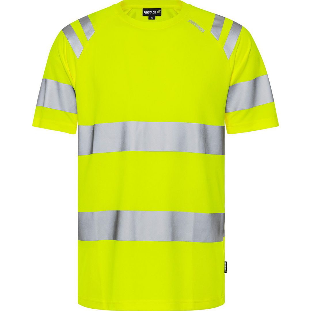 FRISTADS T-shirt varsel 7860 GPST kl3 gul S | Arbetskläder - Varselkläder - Varselt-shirts | Kontorsexperten