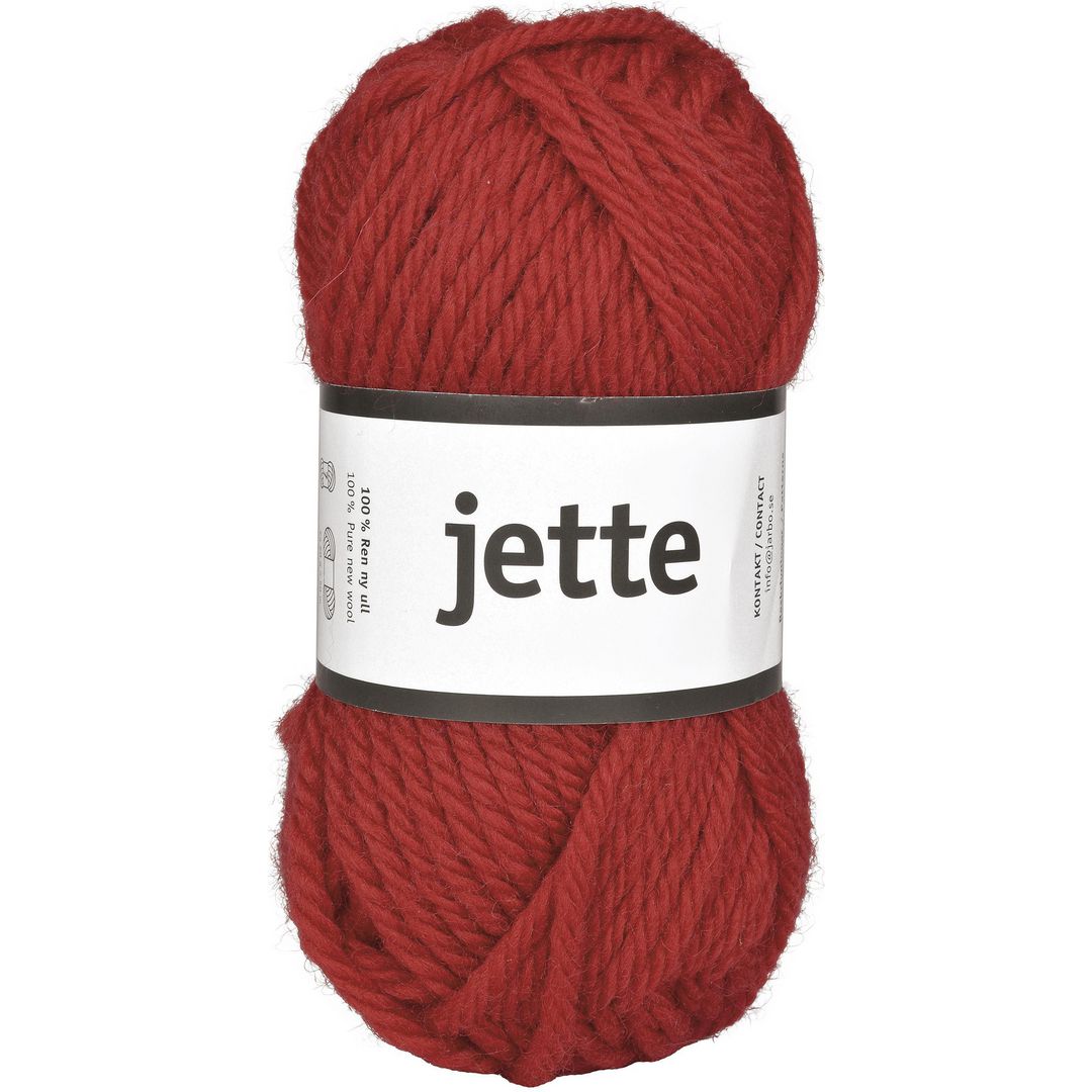JÄRBO GARN Ullgarn Jette 50g, röd | Skola och förskola - Hobbymaterial - Garn | Kontorsexperten