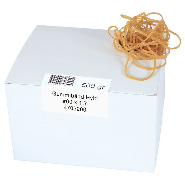 Gummiband 60x1,7mm nr16 Para 0,5kg 2460/fp | Emballage och lagerutrustning - Bindgarn gummiband och stift - Gummiband | Kontorsexperten