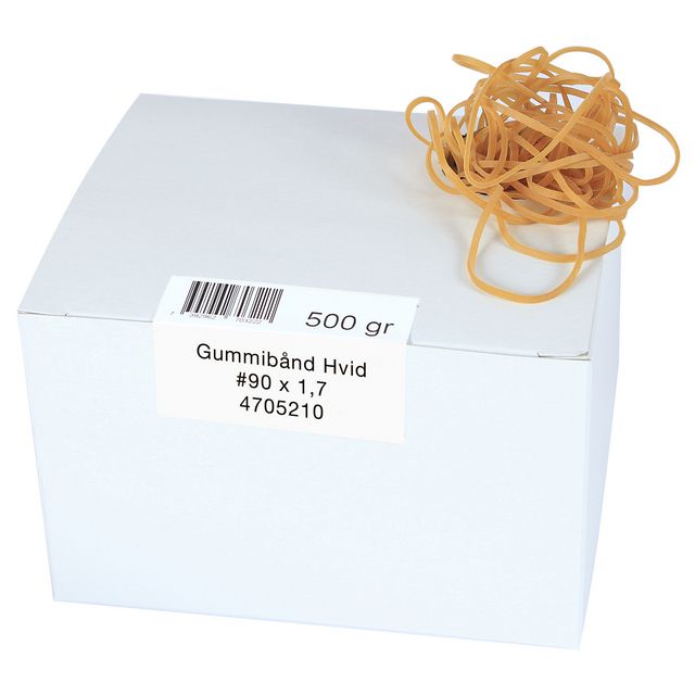 Gummiband 90x1,7mm nr19 Para 0,5kg 1389/fp | Emballage och lagerutrustning - Bindgarn gummiband och stift - Gummiband | Kontorsexperten