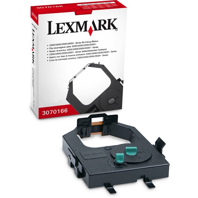 LEXMARK Färgband, svart, 3070166 | Toner och bläck - Färg- och Raderband - Färgband Lexmark | Kontorsexperten
