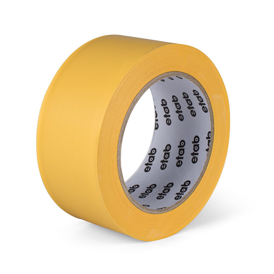 ETAB Skyddstejp PVC gul 50mmx33m | Städ och hygien - Städredskap - Trycksprutor | Kontorsexperten