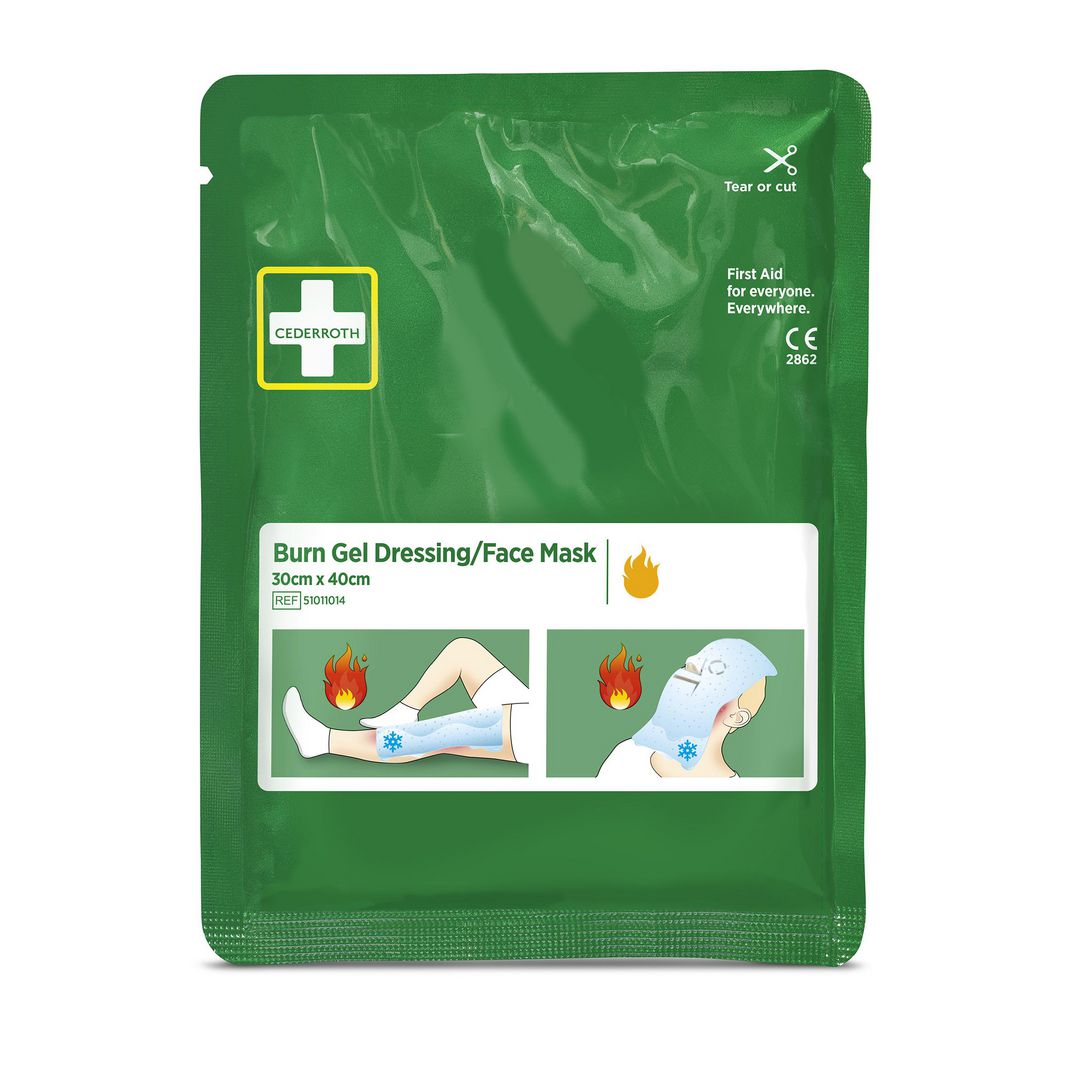 CEDERROTH Kompress Burn Dressing 30x40cm | Skyddsutrustning - Första Hjälpen - Brännskada | Kontorsexperten