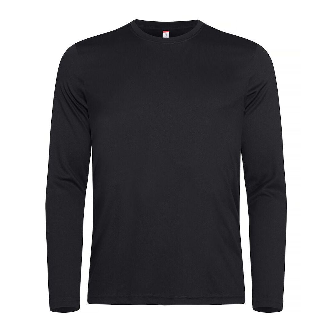 CLIQUE T-shirt funktion LÄ 029040 sv 4XL | Arbetskläder - Arbetströjor - T-shirts | Kontorsexperten