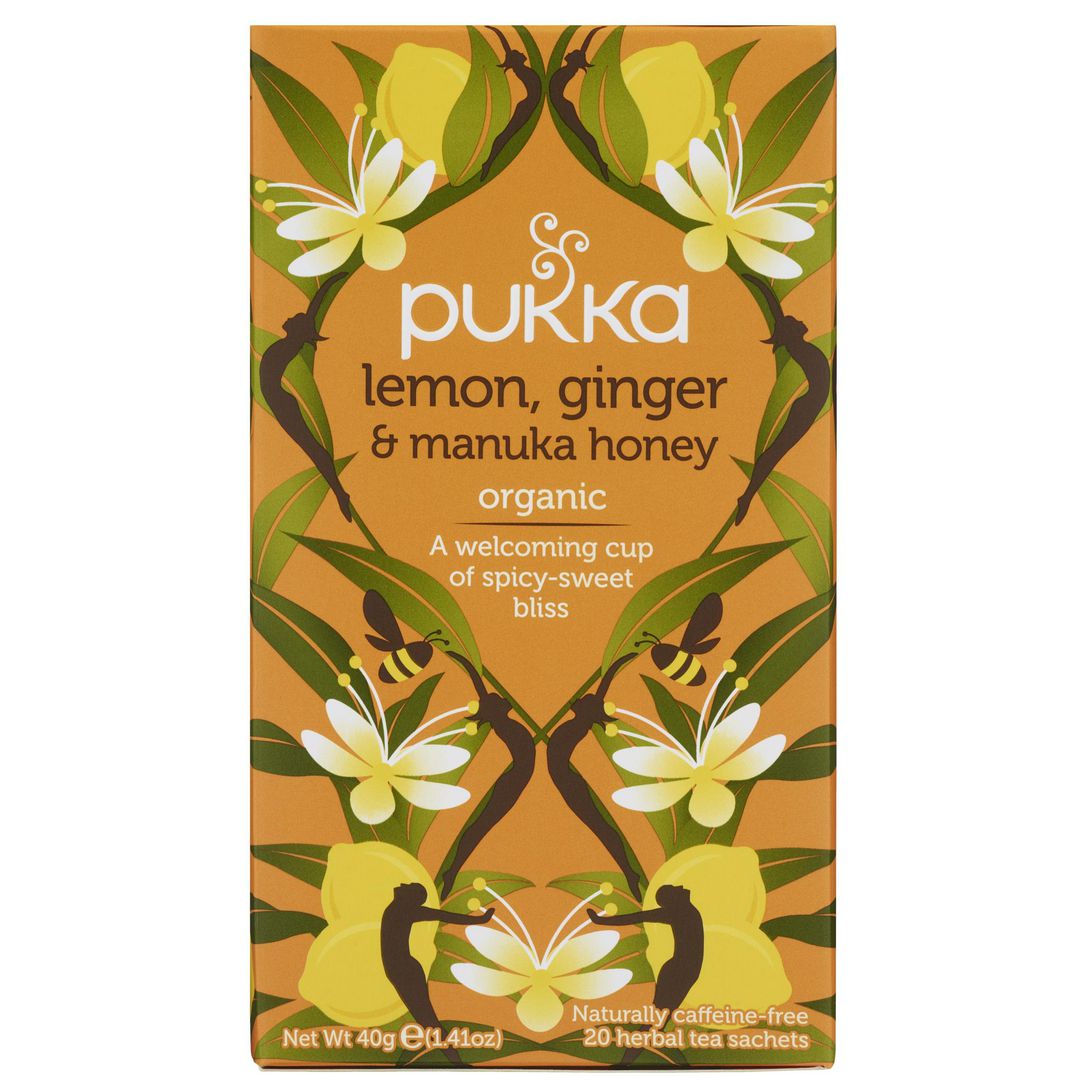 PUKKA Te Lemon Ginger Manuka Honey 20/fp | Kök och servering - Kaffe och te - Te | Kontorsexperten