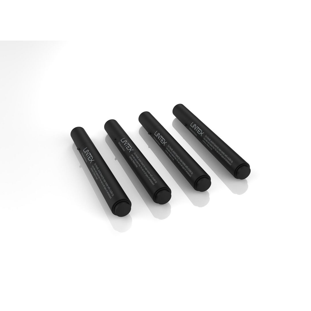 LINTEX Whiteboardpenna svart 4/fp | Kontorsmaterial - Pennor - Whiteboardpennor - Rund spets | Kontorsexperten