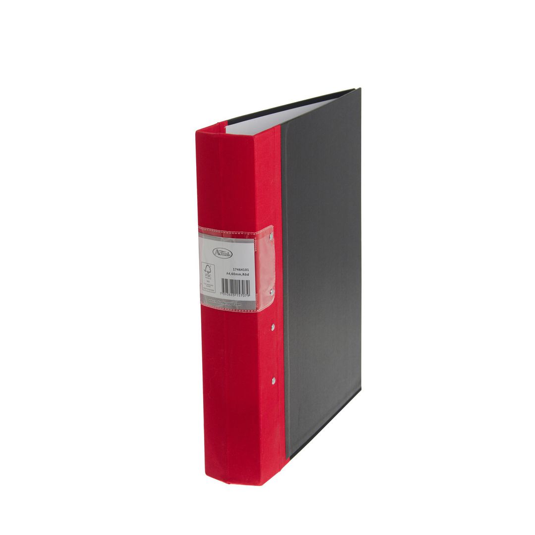 ACTUAL Gaffelpärm 60mm FSC röd | Kontorsmaterial - Pärmar och register - Träryggspärmar - A4 | Kontorsexperten