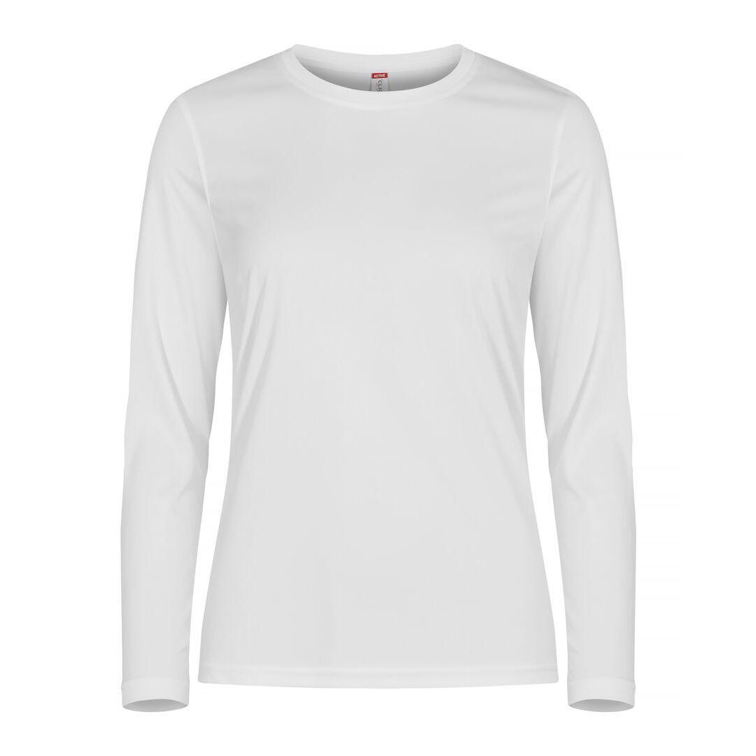 CLIQUE T-shirt funktion LÄ 029041 dam vit XS | Arbetskläder - Arbetströjor - Funktionströjor | Kontorsexperten