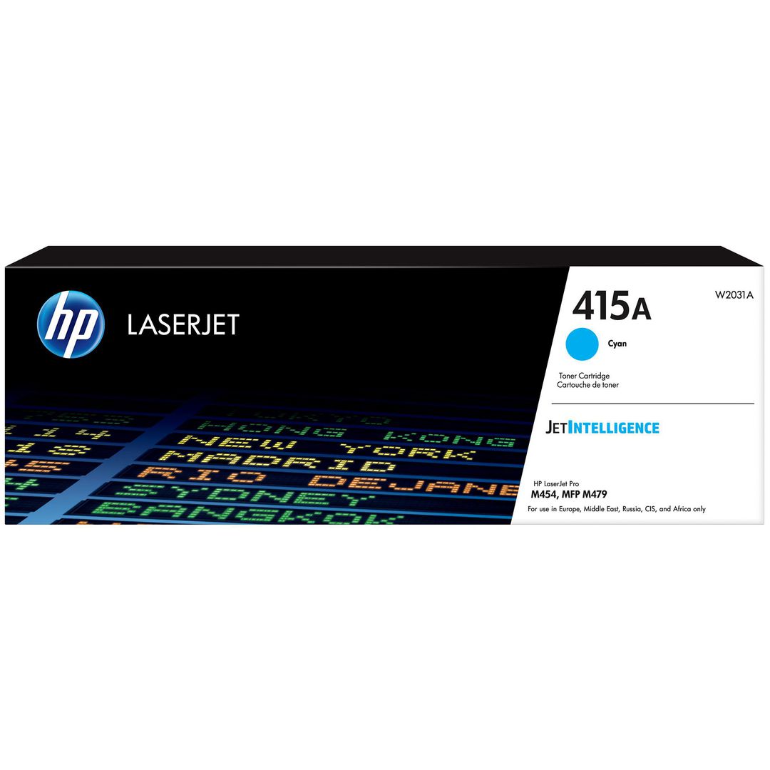HP Toner W2031A 415A 2,1K Cyan | Toner och bläck - Tonerkassetter - Toner HP | Kontorsexperten