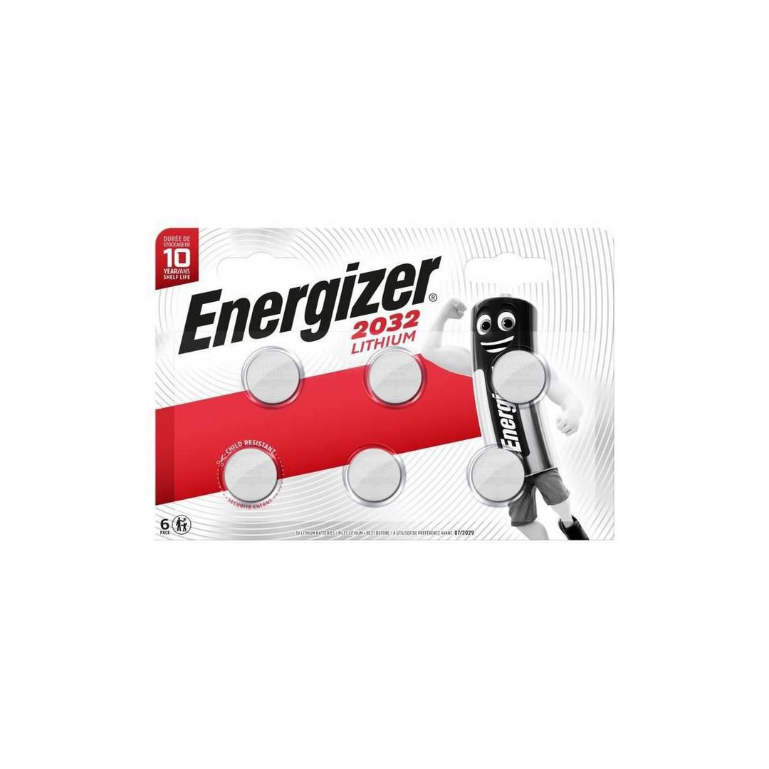 ENERGIZER Batteri Lithium CR2032 6/fp | Kontorsmaskiner - Batterier - Knappcellsbatterier | Kontorsexperten